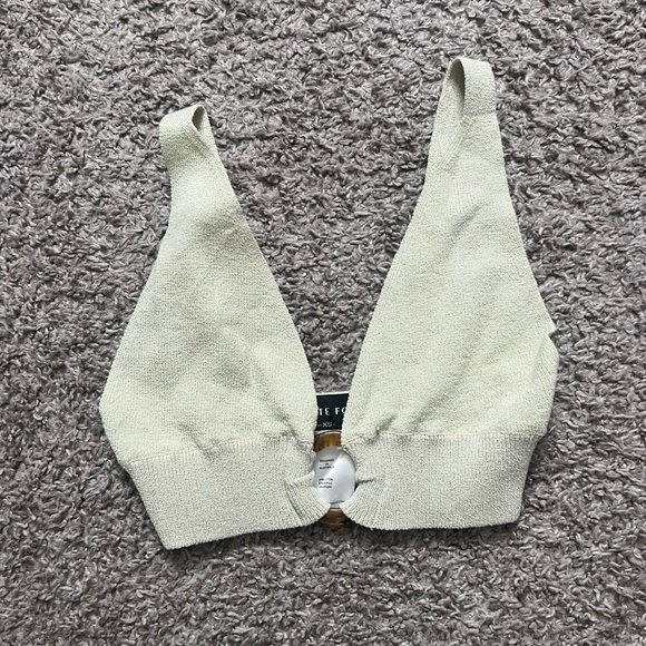 White Fox - Under The Sun Crop / sage / XS - Picture 1 of 5